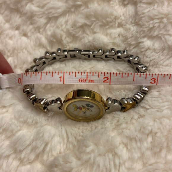 Disney Mickey silver and gold watch - Picture 4 of 8